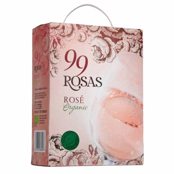 1 X 99 Rosas Organic Rose 3L BIB