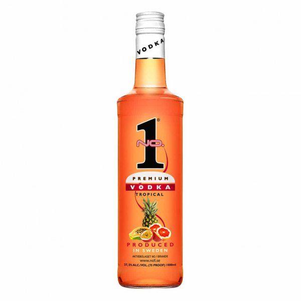 1 X No.1 Premium Vodka Tropical 1L 37,5%