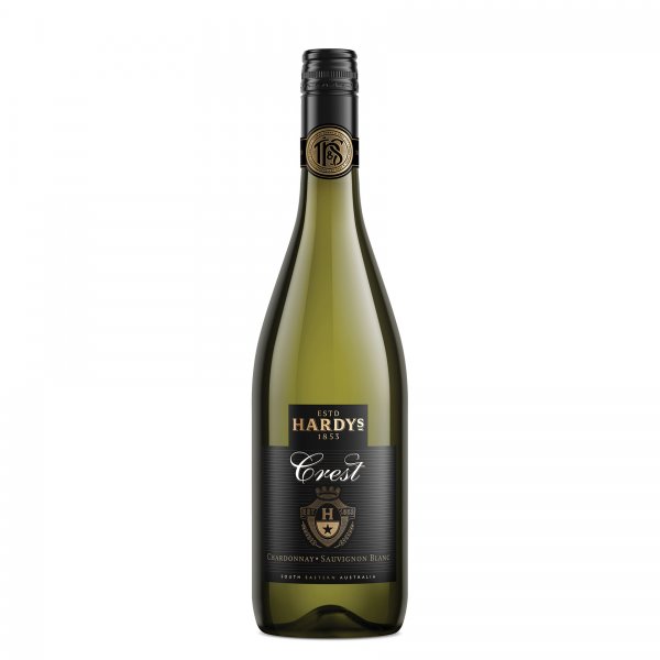 6 X Hardys Crest Chardonnay / Sauvignon blanc 0,75L
