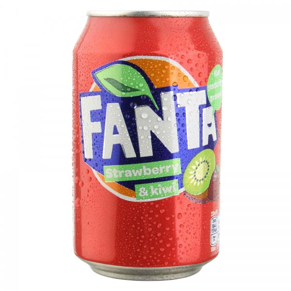 1 X Fanta Strawberry & Kiwi 24x0,33l