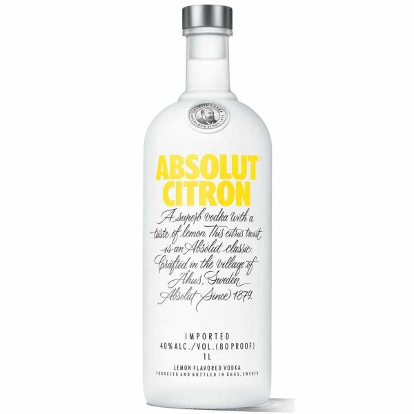 Absolut Vodka Citron 1l 40%