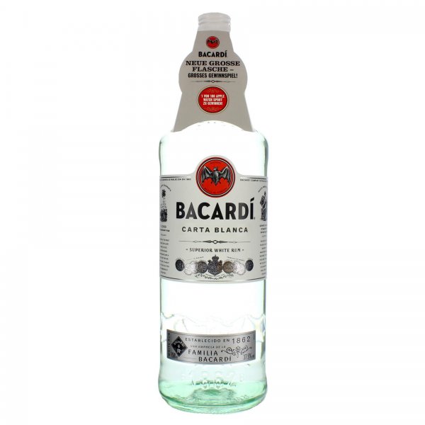 Bacardi Carta Blanca 37,5% 1,50 l