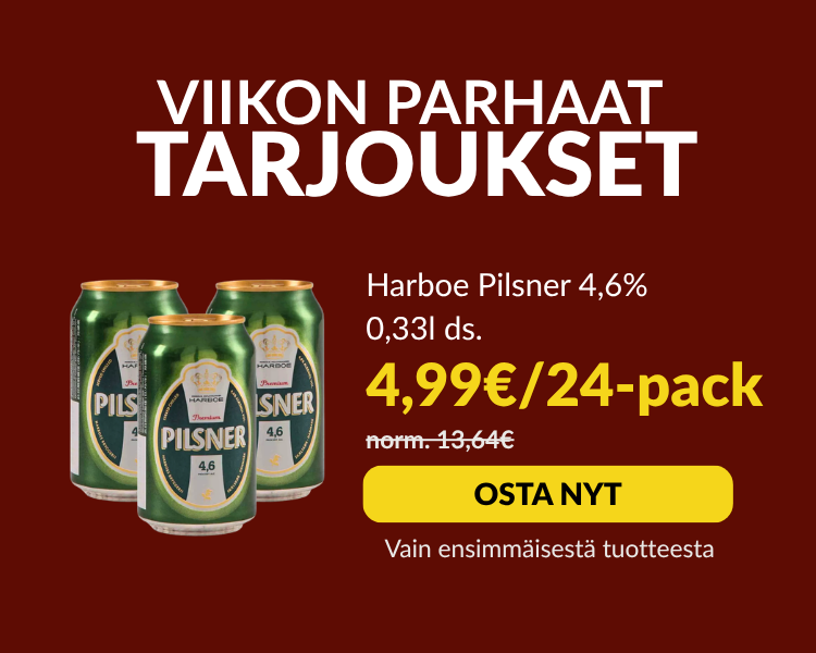 Harboe Pilsner 4,6% 24 x 0,33l ds