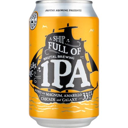 Brutal Brewing A Ship Full of IPA 24x33cl