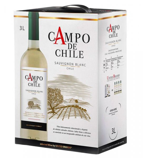 Campo De Chile Sauvignon Blanc 12,5% 3 l BIB