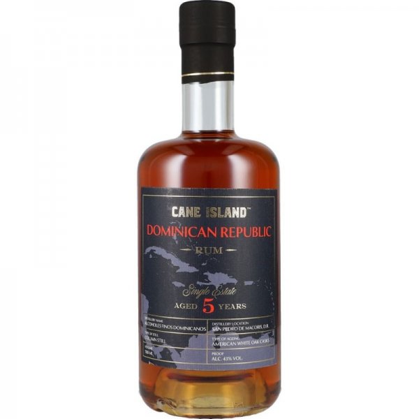 Cane Island Dominican Republic Single Estate Rum 5YO 70cl