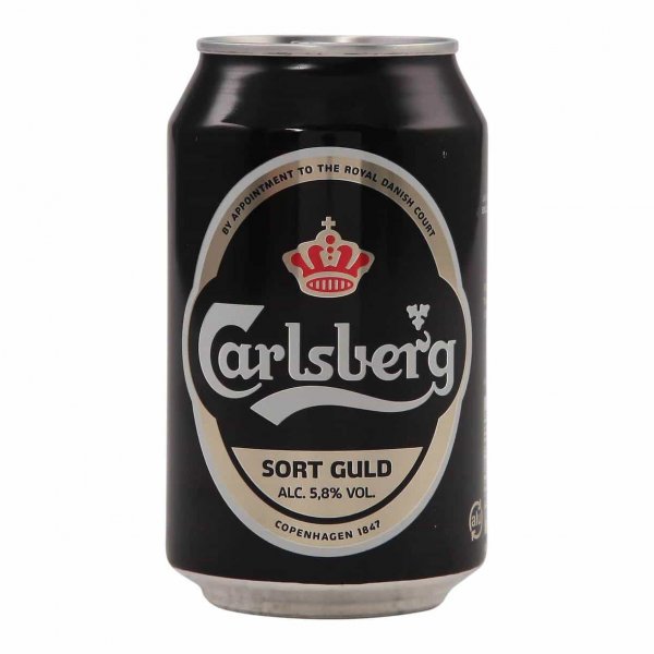 Carlsberg Sort Guld 5,8% 24x0,33l ds.