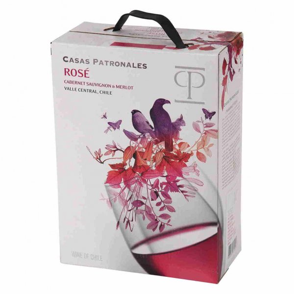 Casas Patronales Rose Cabernet / Sauvignon 14% 3 l BIB