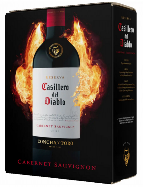 Casillero del Diablo Cabernet Sauvignon 13,5% 3 l BIB