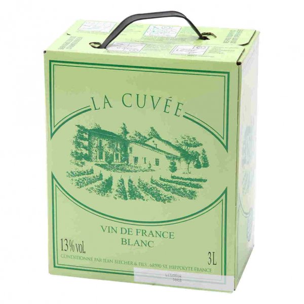 1 X La Cuvee 3l BiB Hvidvin