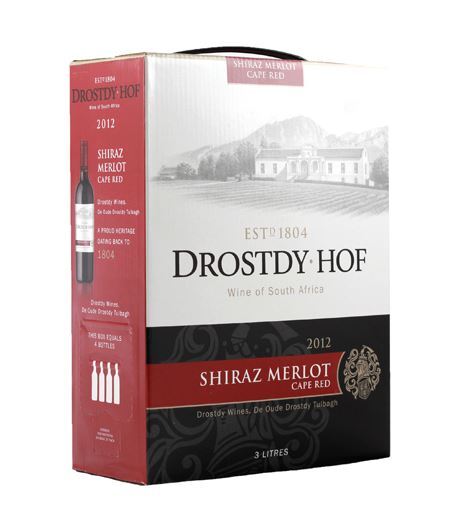 Drostdy Hof Shiraz/Merlot/Cape Red 300cl BiB