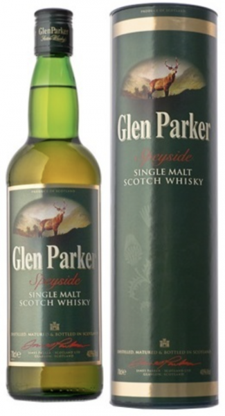 Glen Parker Single Malt Scotch Tube 40% 1 l
