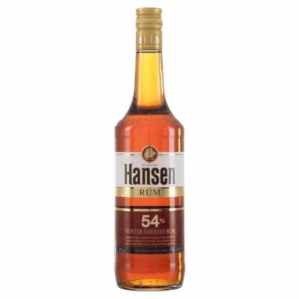 1 X Hansen Rom Rød 54% 0,7l