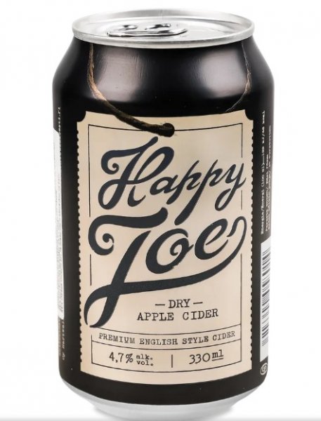 Happy Joe Dry Apple Cider 24x33cl