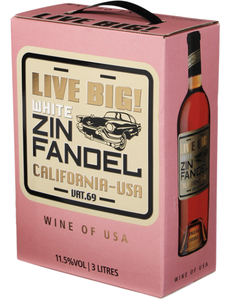 LIVE BIG! Zinfandel Rosé 11% 3 l BIB