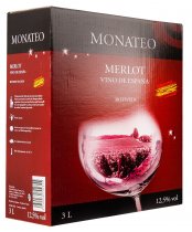 Monateo Merlot 12,5% 3 l BIB