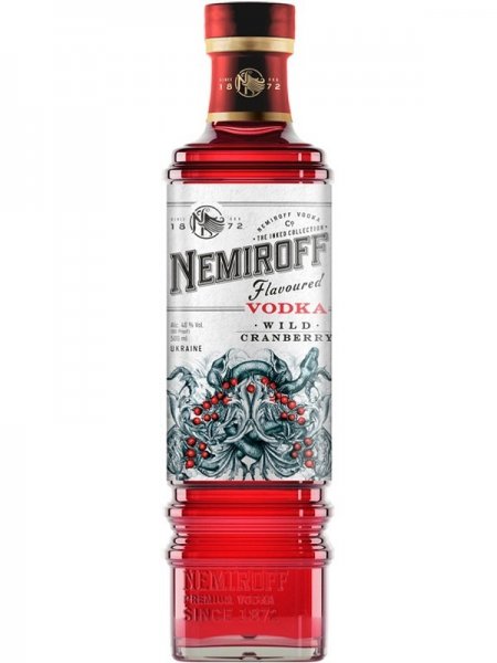 Nemiroff Wild Cranberry Vodka 40% 1 l