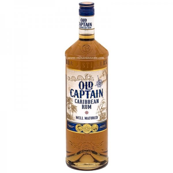 Old Captain Well Matured Brown Rum 70cl