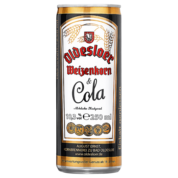 Oldesloer Weizenkorn & Cola DPG 10% 0.25 l