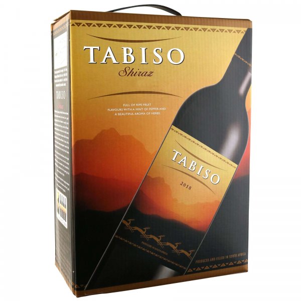 Tabiso Shiraz 13,5% 3 l BIB