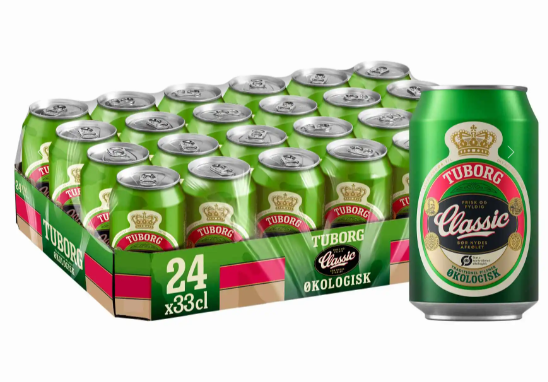 Tuborg Classic Øko BIO 24x0,33 l Dose