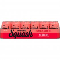 Tuborg Squash Fersken Sugar-Free 24x0,33 l