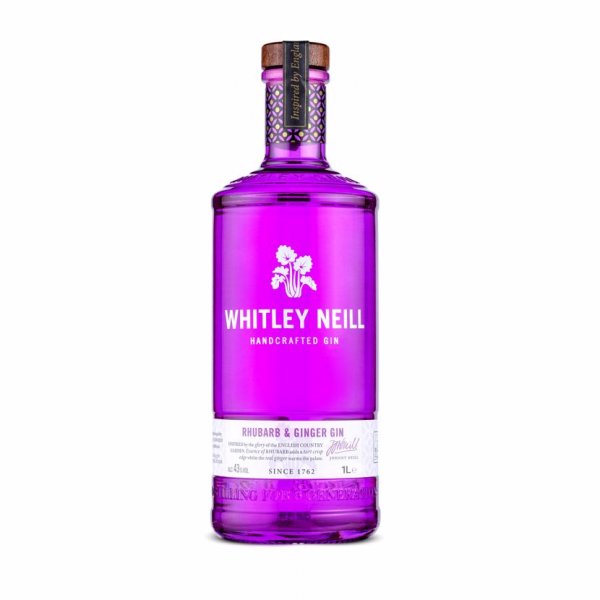Whitley Neill Gin Rhubarb & Ginger 43% 1 l