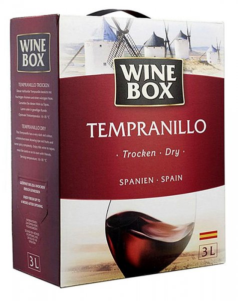 Winebox Tempranillo VdlT Castilla 11,5% 3 l BIB