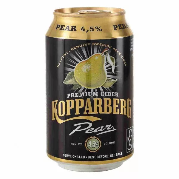 1 X Kopparberg Cider Pære 4,5% 24x0,33l