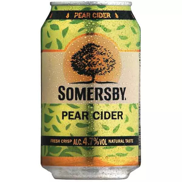 1 X Somersby Pære Cider 4,5% 24x0,33l