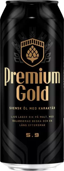 1 X Spendrups Premium Gold 5,9% 24x0,33l