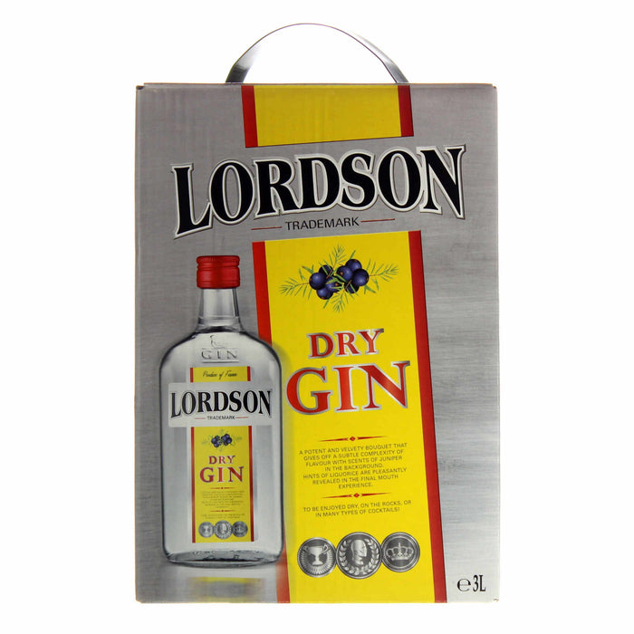 1 X Lordson Gin 37,5% BIB 3l