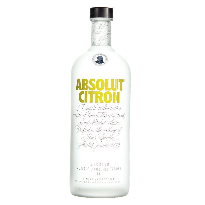 1 X Absolut Vodka Citron 1l 40%