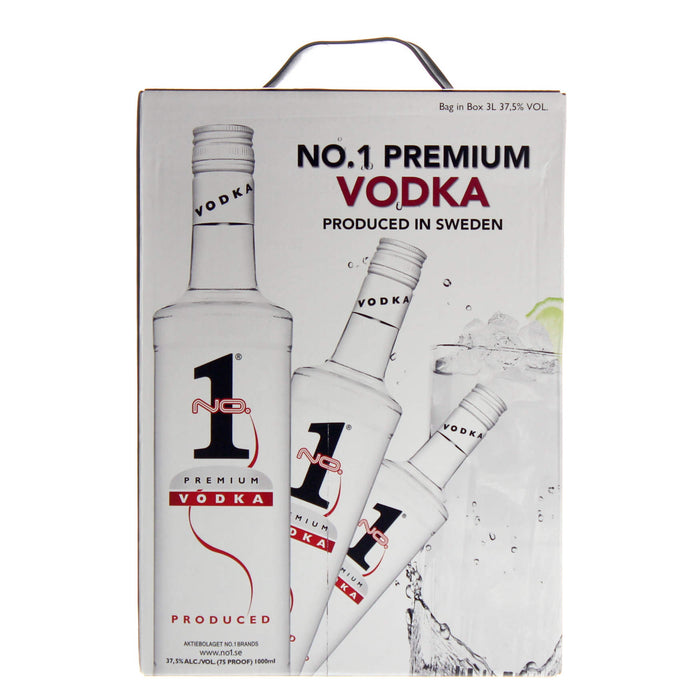 1 X No.1 Premium Vodka BIB 37,5% 3l