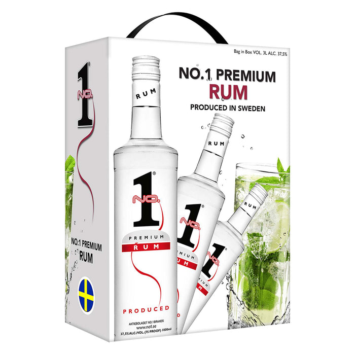 1 X No.1 Premium Rum BIB 37,5% 3l
