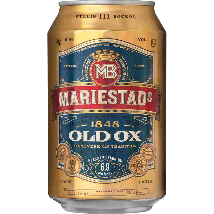 1 X Mariestads Old Ox 6,9% 24x0,33l